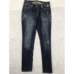 Coogie Womens Jeans Size 14 Dark Wash Loose Fitted